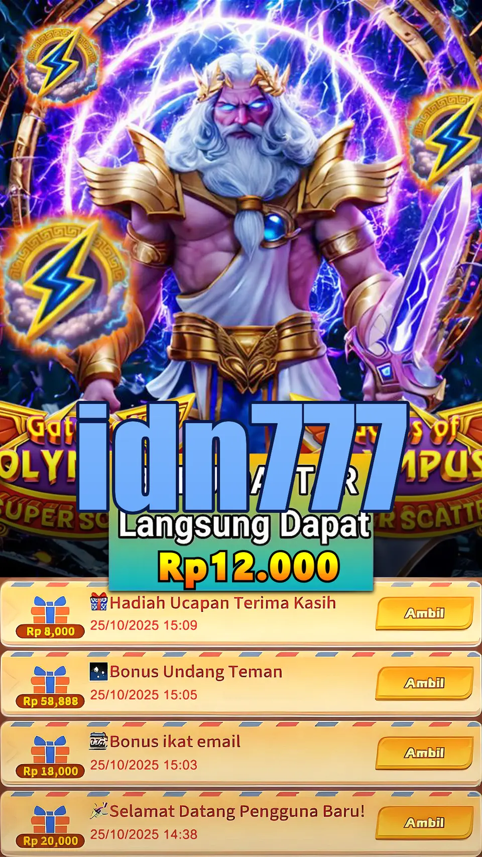 idn777 Tangkapan Layar - APK Resmi